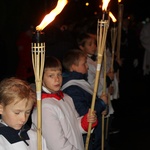 Powitanie ikony MB Częstochowskiej w parafii Niepokalanego Serca NMP w Skierniewicach