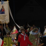 Powitanie ikony MB Częstochowskiej w parafii Niepokalanego Serca NMP w Skierniewicach