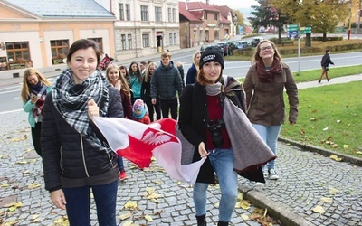 Młodzież z Łącznika w Vizovicach.