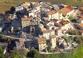 31.10.2016. Castelluccio di Norcia. Włochy.Trzęsienie ziemi o magnitudzie 6,5 dotknęło środkowe Włochy. Zniszczonych zostało wiele domów i kościołów. Tysiące ludzi znalazło się bez dachu nad głową.