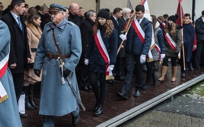 Wmurowanie kamienia węgielnego pod Muzeum Piłsudskiego