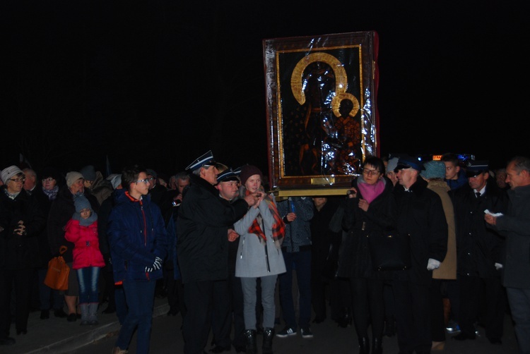 Powitanie ikony MB Częstochowskiej w Babsku