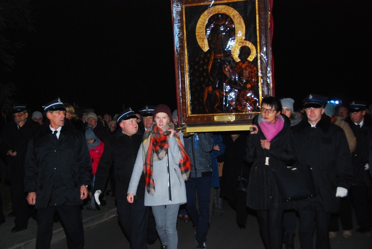 Powitanie ikony MB Częstochowskiej w Babsku