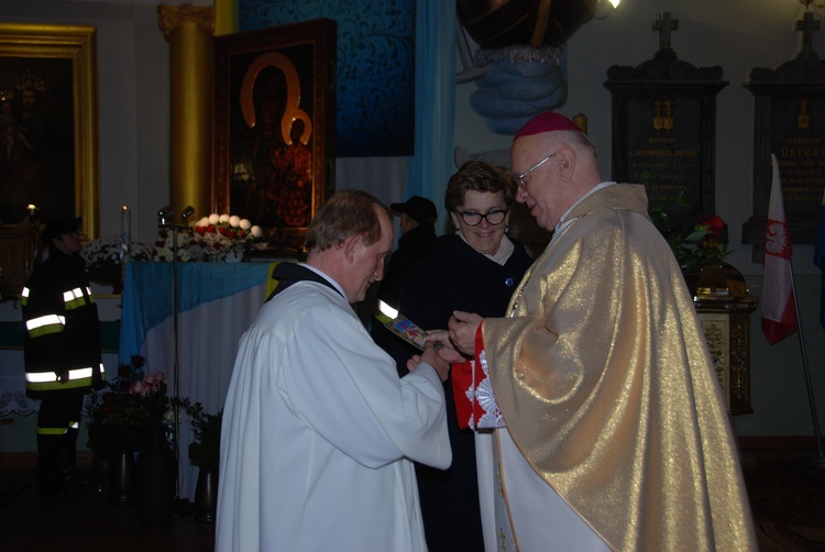 Powitanie ikony MB Częstochowskiej w Babsku