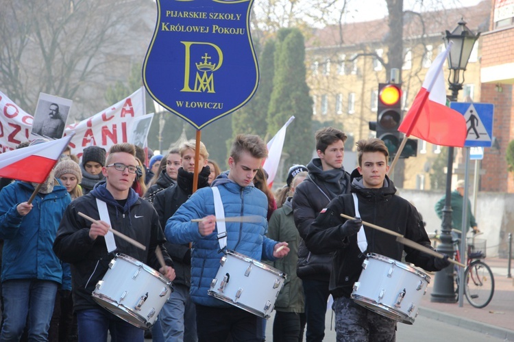 Marsz patriotyczny w Łowiczu