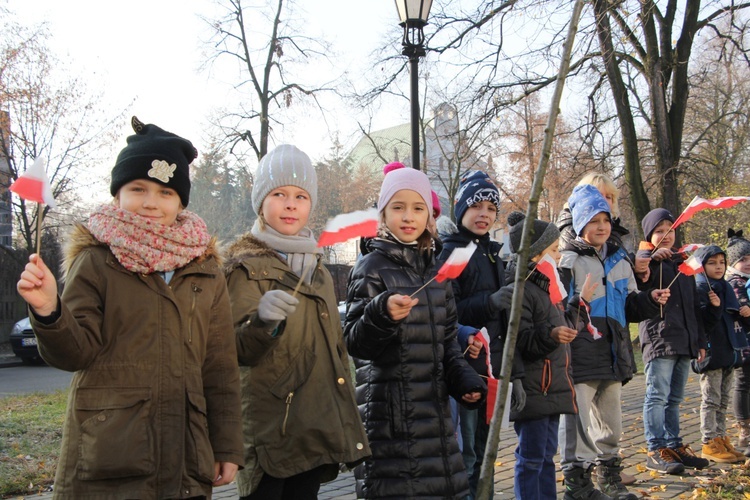 Marsz patriotyczny w Łowiczu