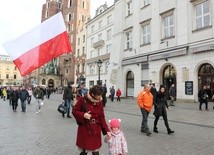 Pochód patriotyczny Kraków 11 listopada 2016