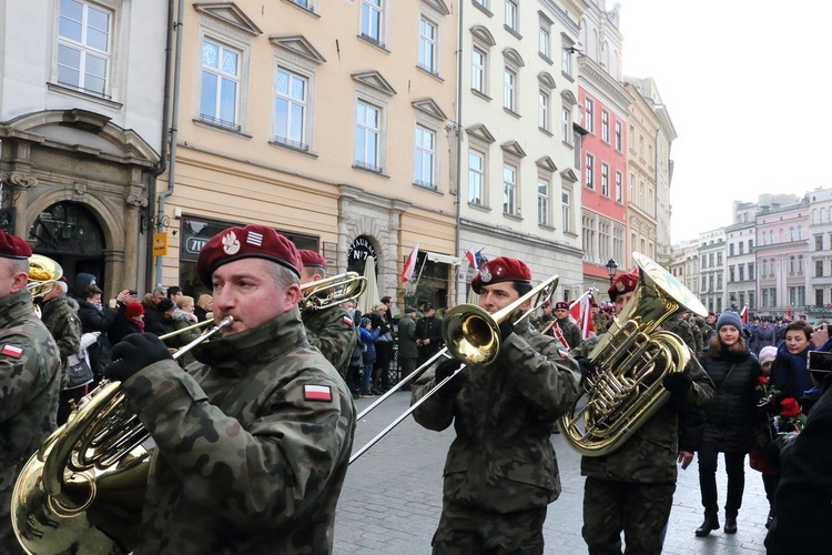 Pochód patriotyczny Kraków 11 listopada 2016