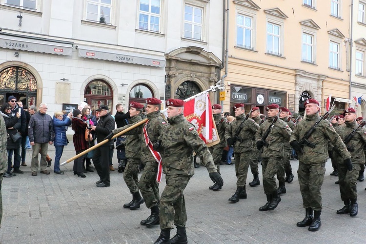 Pochód patriotyczny Kraków 11 listopada 2016