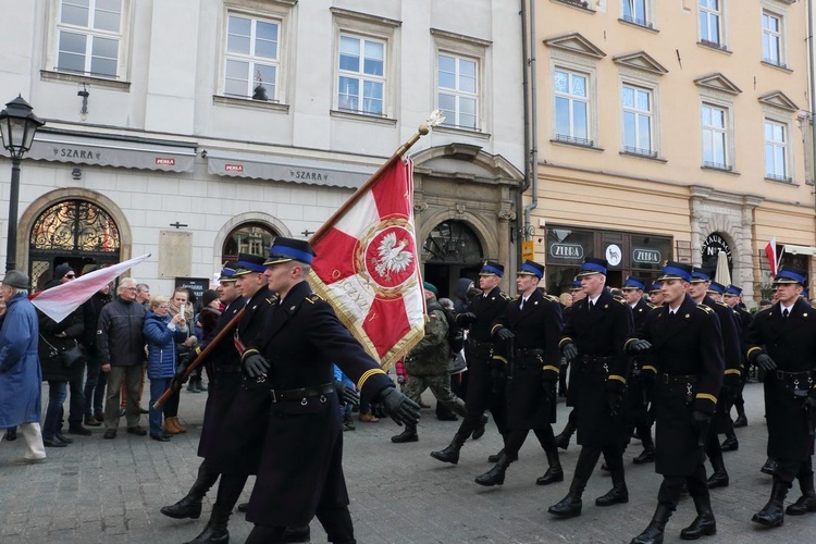 Pochód patriotyczny Kraków 11 listopada 2016