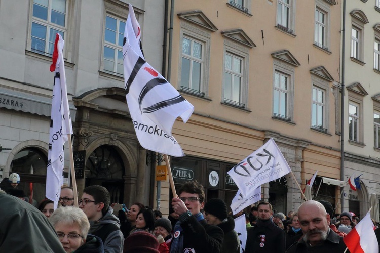 Pochód patriotyczny Kraków 11 listopada 2016