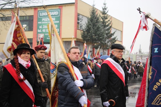 Procesja z relikwiami św. Wiktorii w Łowiczu