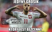 Wzrasta wartość Grosika, czyli najlepsze memy po meczu Polska-Rumunia