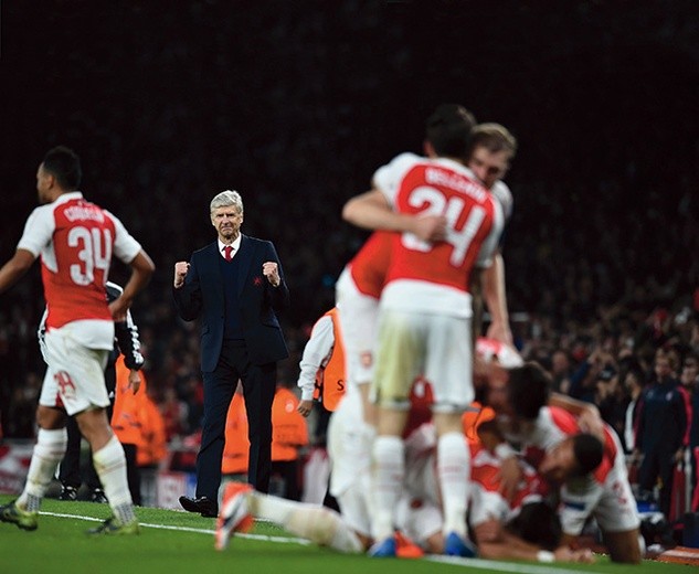 Od 20 lat Arsene Wenger cieszy się z wygranych razem z piłkarzami Arsenalu
