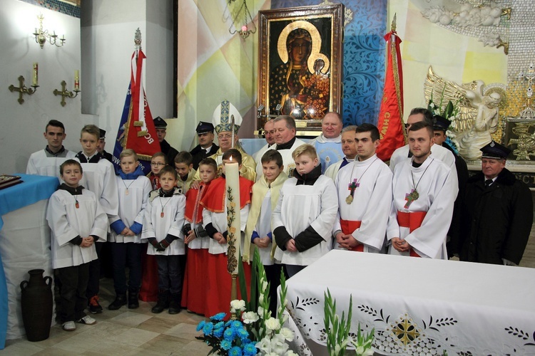 Powitanie ikony MB Częstochowskiej w Szczukach