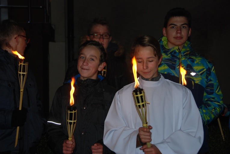 Powitanie ikony MB Częstochowskiej w Sadkowicach