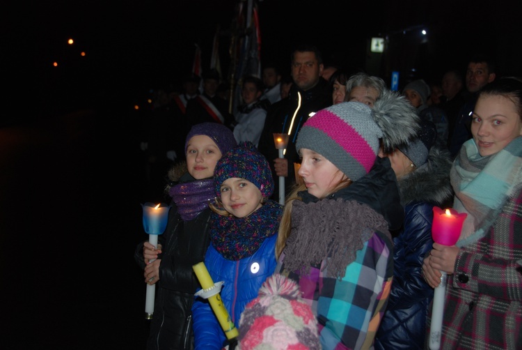 Powitanie ikony MB Częstochowskiej w Sadkowicach