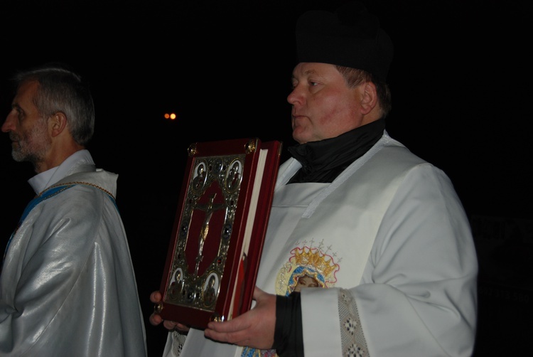 Powitanie ikony MB Częstochowskiej w Sadkowicach