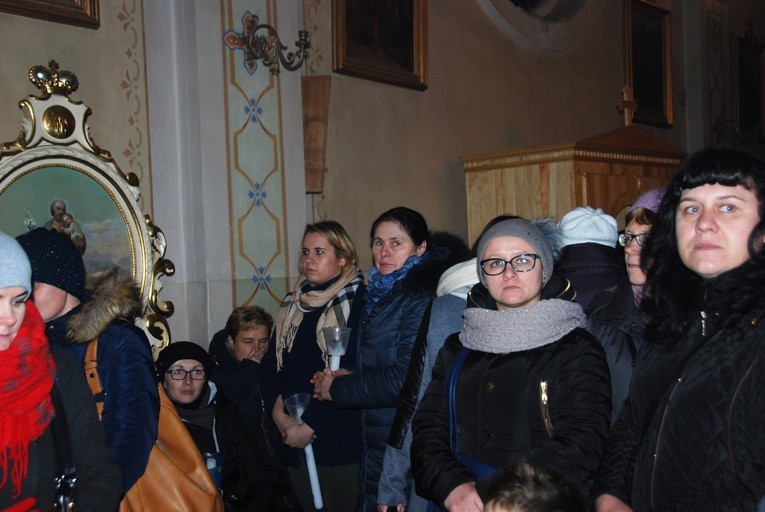 Powitanie ikony MB Częstochowskiej w Sadkowicach