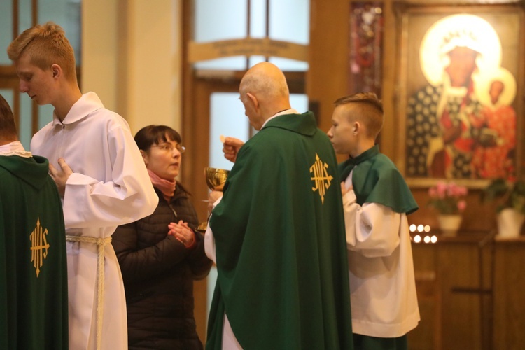 Poświęcenie kaplicy Bożego Miłosierdzia w Aleksandrowicach