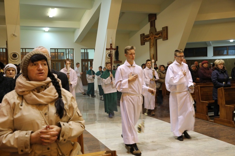 Poświęcenie kaplicy Bożego Miłosierdzia w Aleksandrowicach