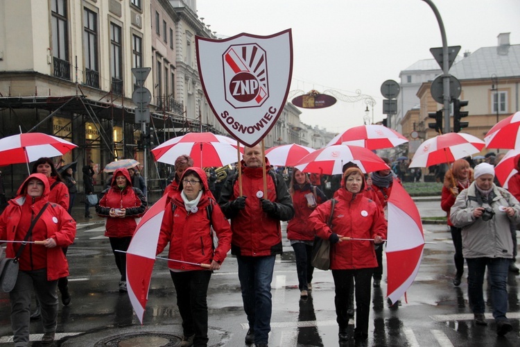 Manifestacja nauczycieli