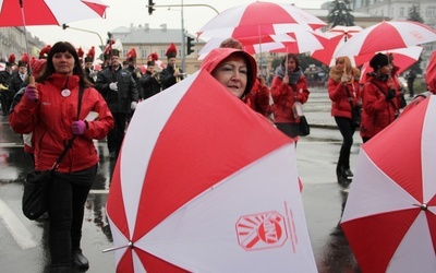 Manifestacja nauczycieli