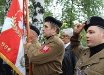 Uroczystości 70. rocznicy śmierci partyzantów "Bartka" w Żywcu we wrześniu 2016 r.