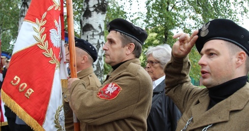 Uroczystości 70. rocznicy śmierci partyzantów "Bartka" w Żywcu we wrześniu 2016 r.