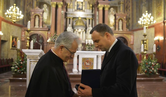 Prezydent modlił się w Piekarach