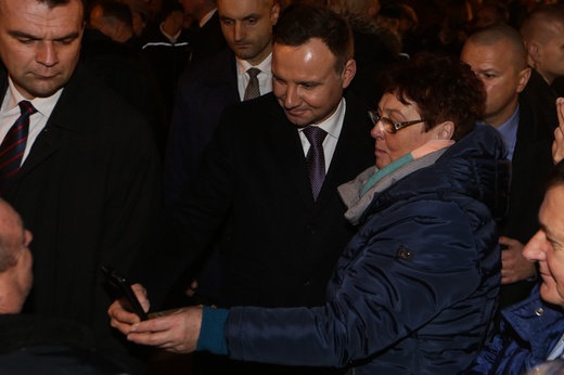 Prezydent Andrzej Duda w Piekarach