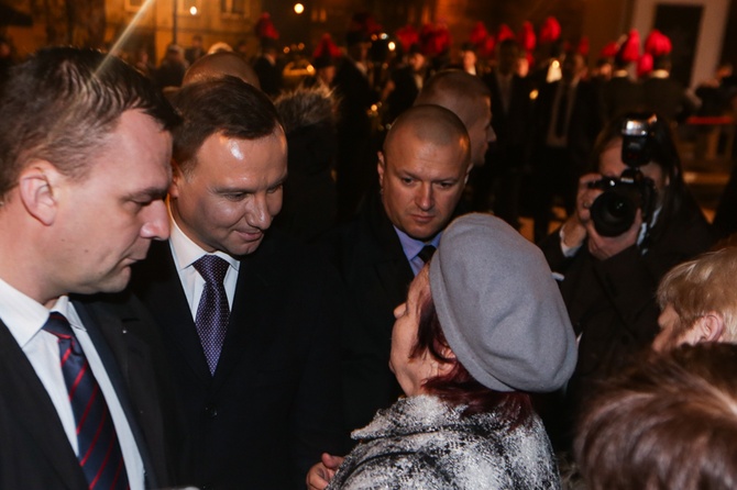 Prezydent Andrzej Duda w Piekarach