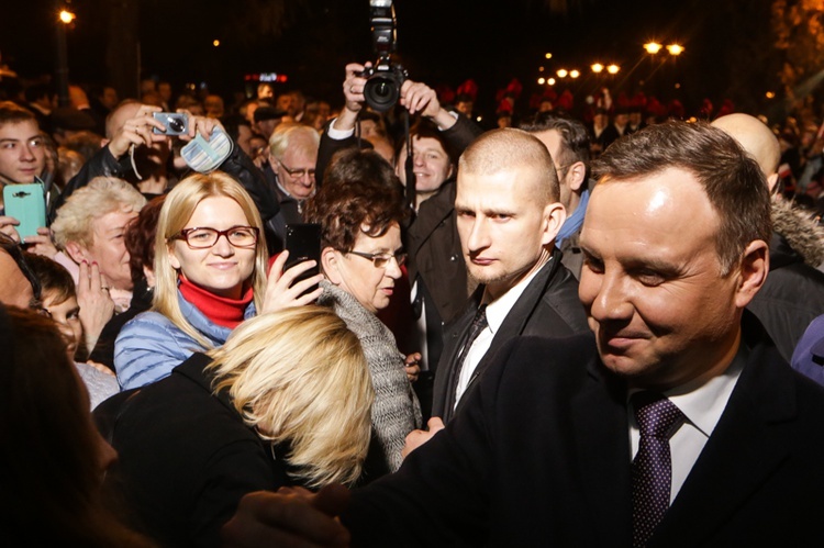 Prezydent Andrzej Duda w Piekarach