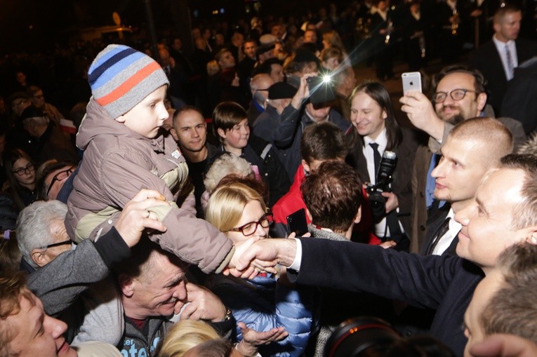 Prezydent Andrzej Duda w Piekarach