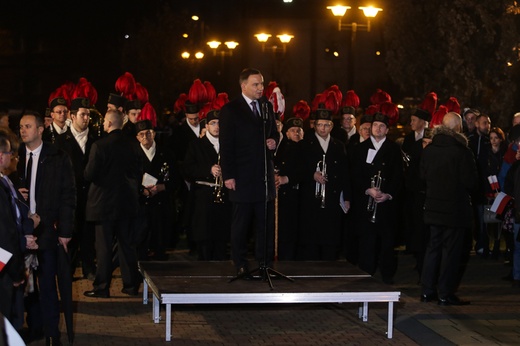 Prezydent Andrzej Duda w Piekarach