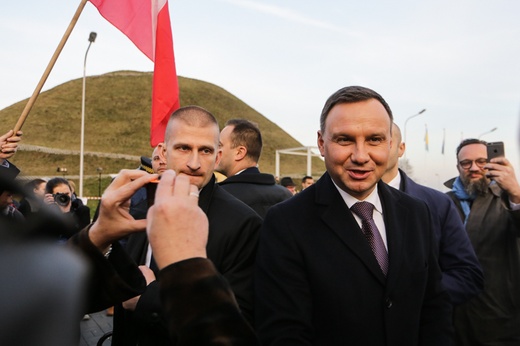 Prezydent Andrzej Duda w Piekarach