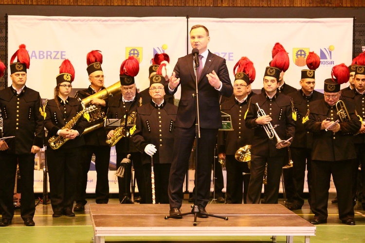 Prezydent Andrzej Duda w Zabrzu