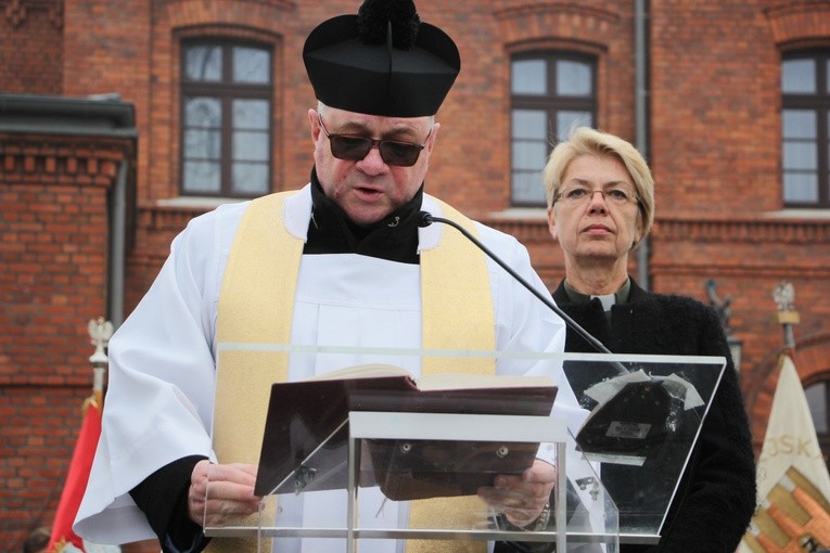 Odsłonięcie pomnika Filipa de Girarda w Żyrardowie