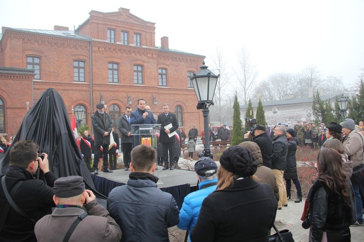 Odsłonięcie pomnika Filipa de Girarda w Żyrardowie