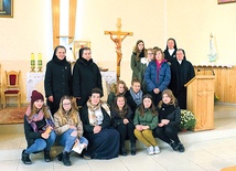 Na zdjęciu uczestniczki nauk w Morągu wraz z siostrami. Spotkanie trwało od 18 do 20 listopada.
