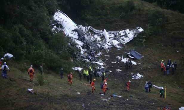 Zginęło 19 piłkarzy. Koniec pięknego snu Chapecoense
