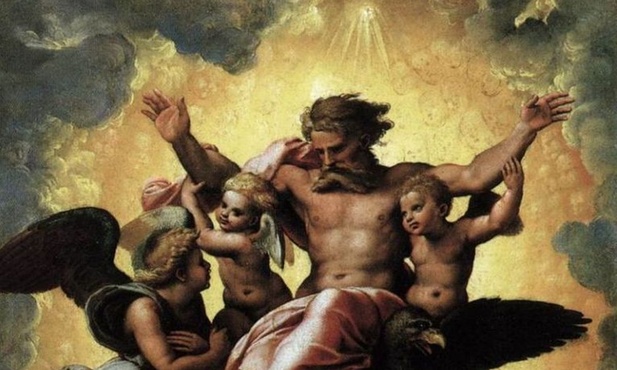 Raffaello, Wizja proroka Ezechiela