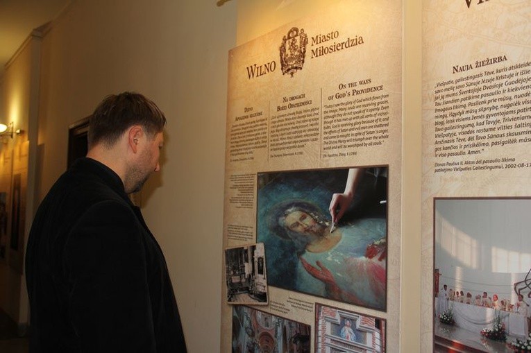 Otwarcie wystawy Wilno Miasto Miłosierdzia