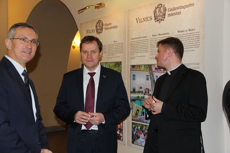 Otwarcie wystawy Wilno Miasto Miłosierdzia