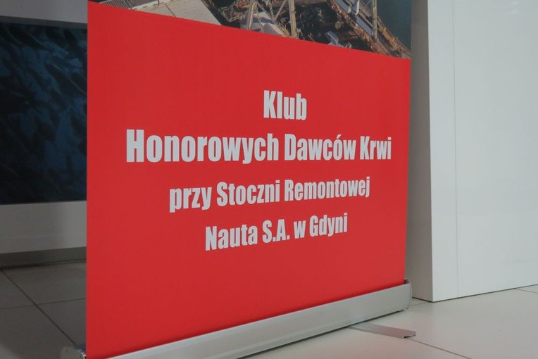 50-lecie Klubu Honorowych Dawców Krwi przy Stoczni Remontowej Nauta S.A.