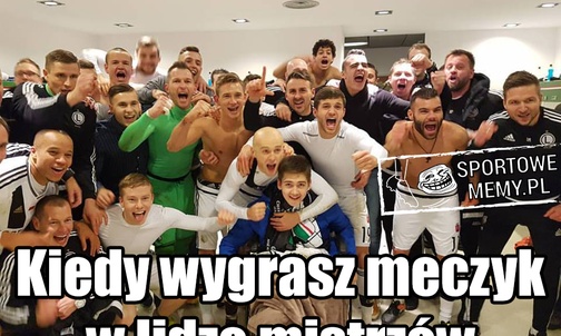 Internauci komentują wygraną Legii - memy