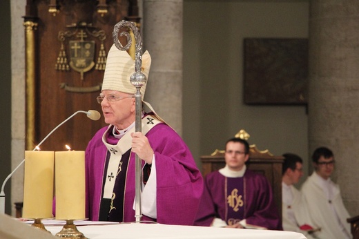 Abp Marek Jędraszewski w archikatedrze łódzkiej