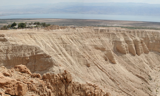 Widok na Qumran