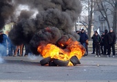 Protest górników KWK Makoszowy