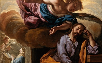 Acisclo Antonio Palomino de Castro y Velasco "Sen św. Józefa", olej na płótnie, ok. 1697 r. Muzeum Prado, Madryt